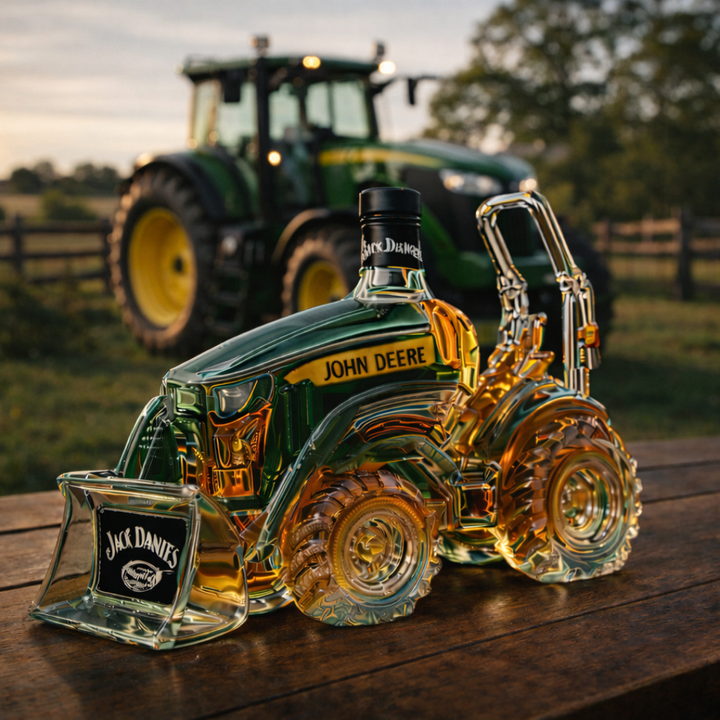 Jack Daniel's Whisky Fles – Tractor Editie
