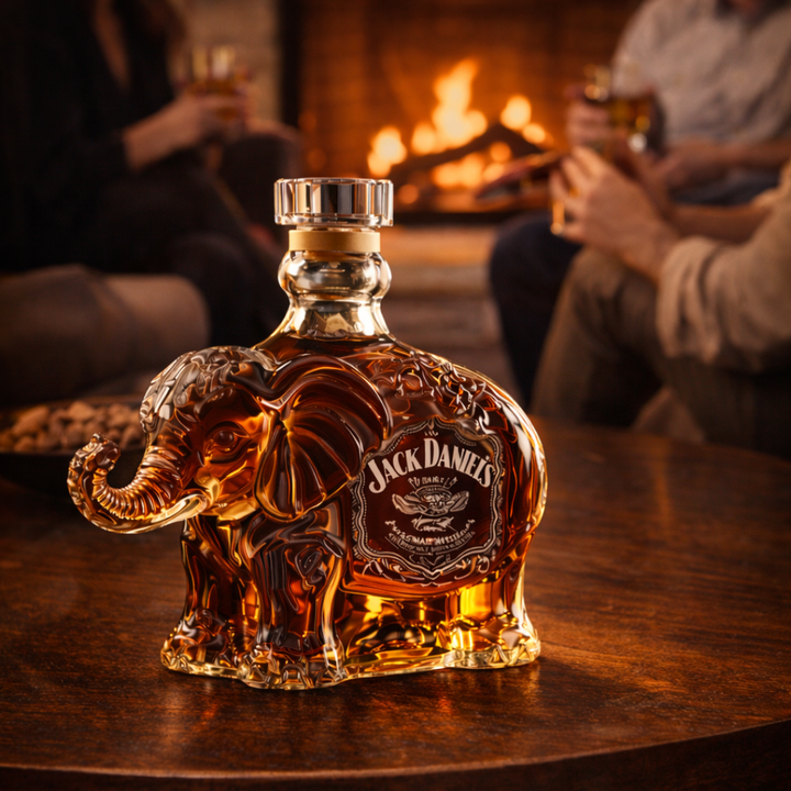 Jack Daniel’s Whisky Fles – Olifanten Editie