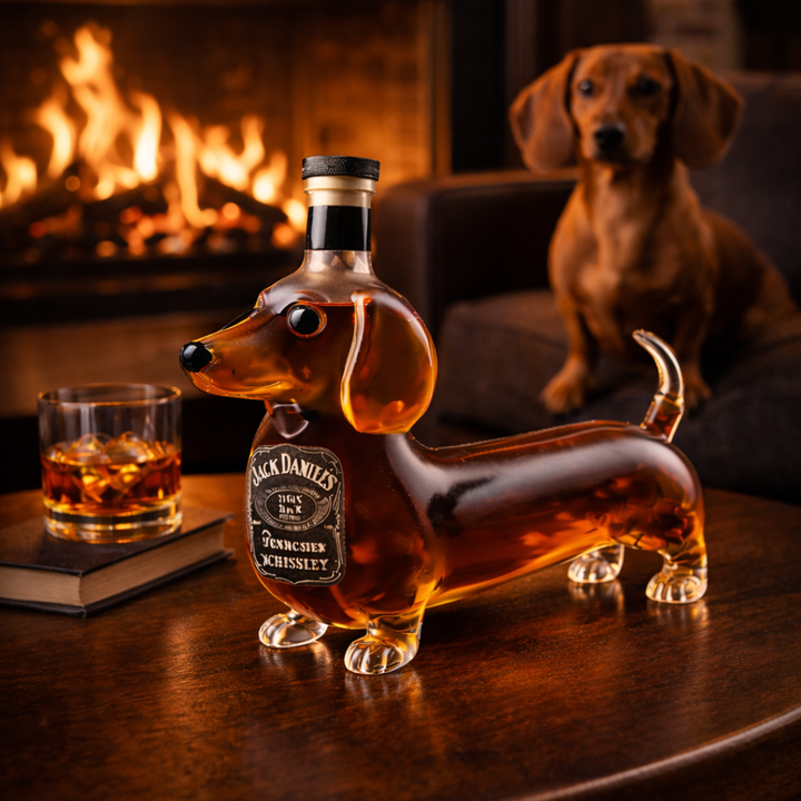 Jack Daniel's Whisky Fles – Teckel Editie