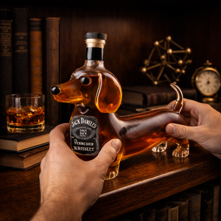 Jack Daniel's Whisky Fles – Teckel Editie
