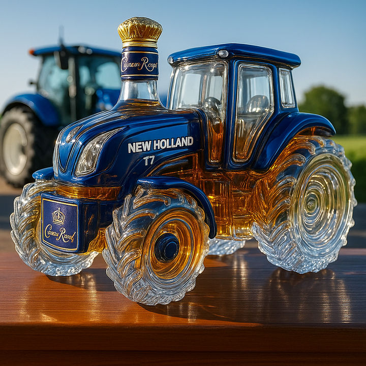 Whiskyfles New Holland T7™ | Klassieke tractorvorm