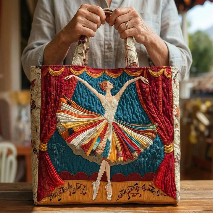 Gev quilted tas - Elegante ballerina