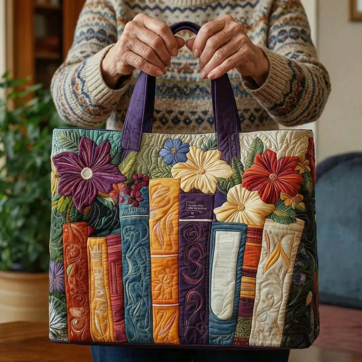Gequilted Tas - Boekenliefhebber