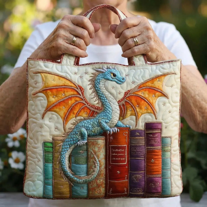 Gevoerde Tas - Draak Smaragd Bewaker van de Boeken