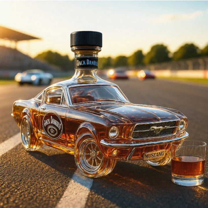 Whisky Fles – Mustang Editie